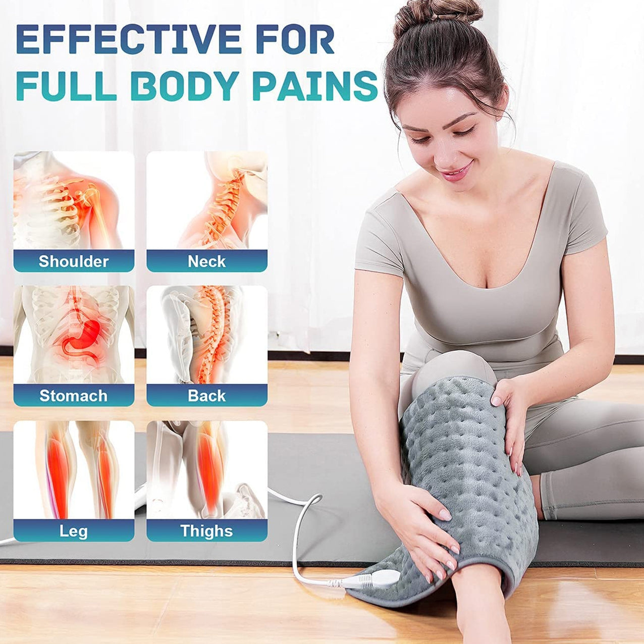 FY-001 Multi-level Temperature Adjustment Timing Warm Electric Blanket , Size: 30x40cm(EU Plug)