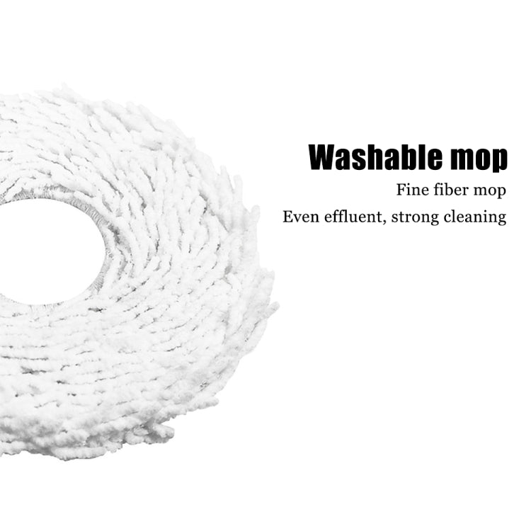 For Ecovacs Deebot N9+ 2pcs Robot Vacuum Cleaner Steam Mop Cloth,Style： Classic Rag