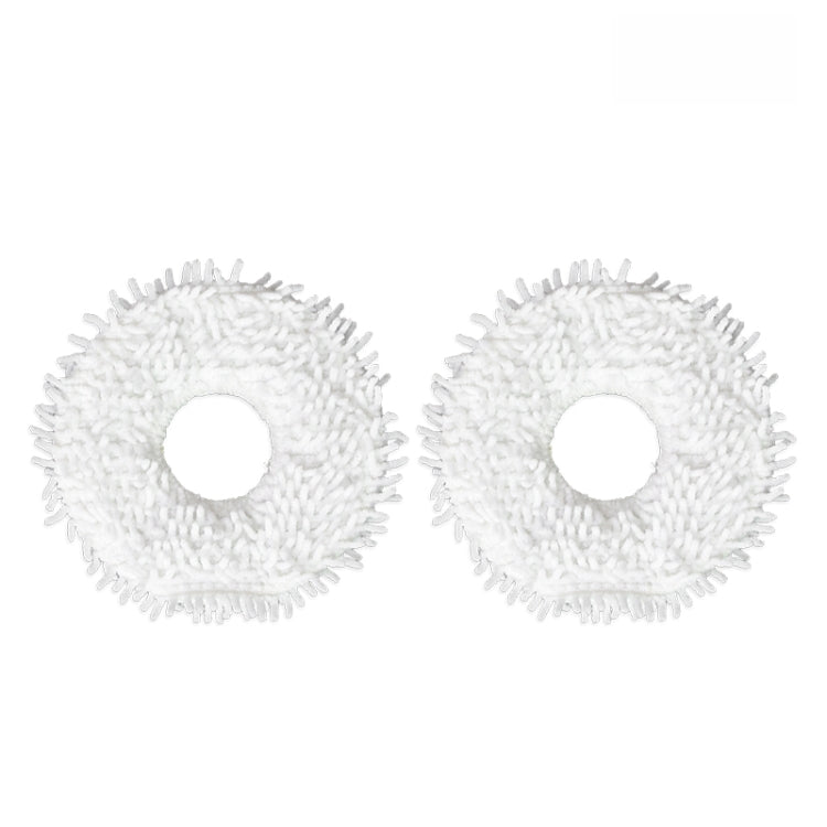 For Ecovacs Deebot N9+ 2pcs Robot Vacuum Cleaner Steam Mop Cloth,Style： Classic Rag