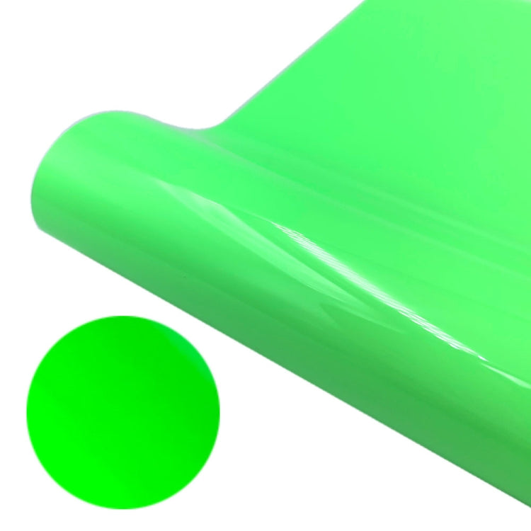 50 x 100cm Luminous PU Engraving Film Heat Transfer Vinyl(Green Glowing Green Light)