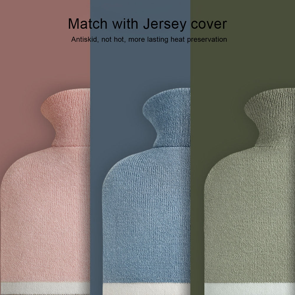 Large Explosion-proof Water-injected PVC Warm Water Bag, Spec: 1000ml (Leather Pink)