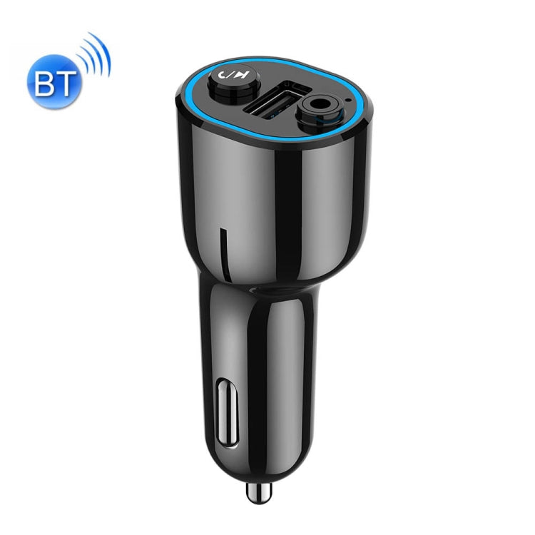 G33 Car Bluetooth Hands-free Audio Receiver 2.5A USB Car Charger(Black)