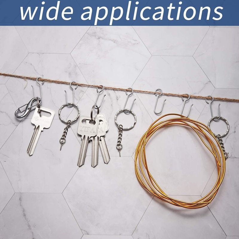 20PCS Metal Hook Set Curtain Easy Replacement Hook Accessories