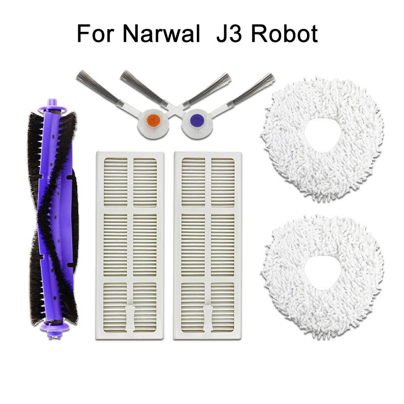 For Narwal Clean Robot J3 Spare Part Accessory 3pcs Dust Box Block