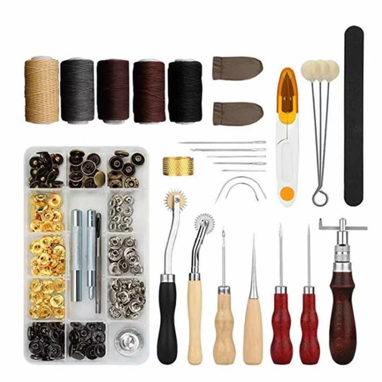 ER103 28 In 1 Handmade Leather DIY Tool Set Sewing Craft Tool Set