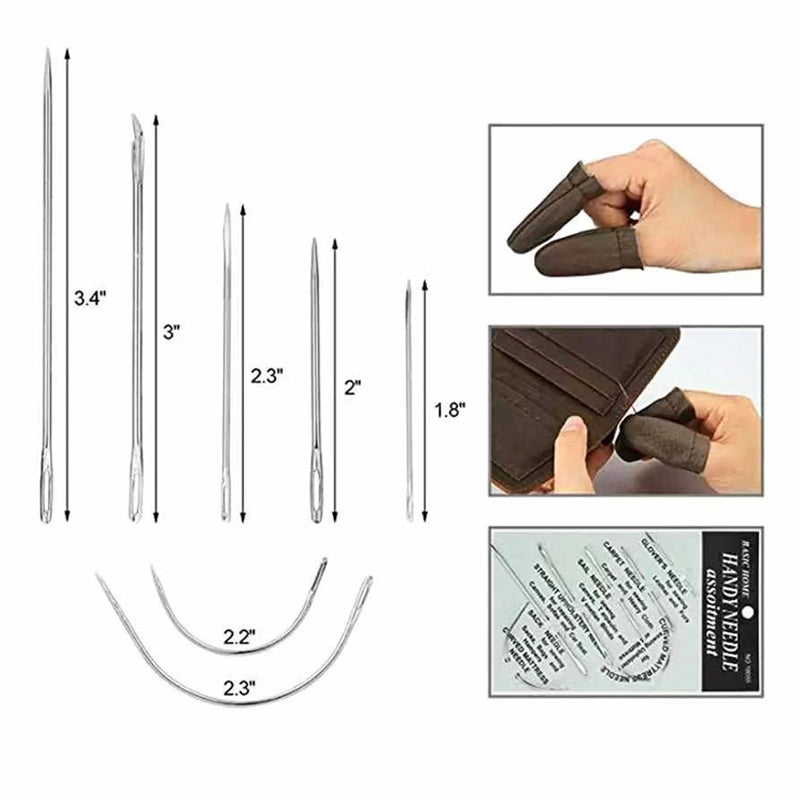 ER103 28 In 1 Handmade Leather DIY Tool Set Sewing Craft Tool Set