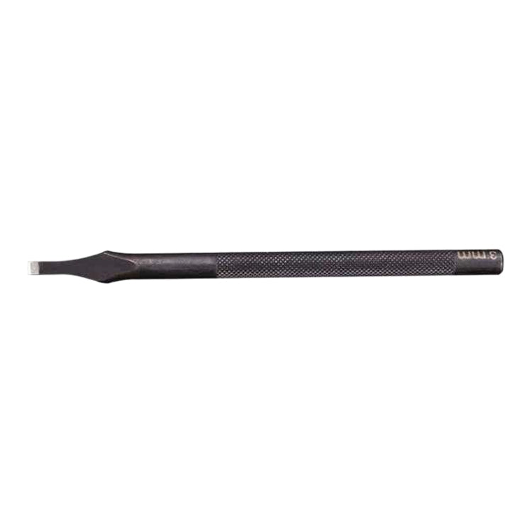 ER018 Card Position Cut Cowhide Leather Word Cut DIY Tool, Size: 3mm