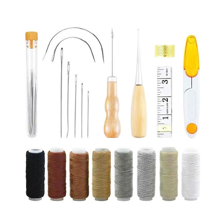 ER013 29 In 1 DIY Leather Craft Tool Set Canvas Wire Needle Hand Sewing Leather Tool Set