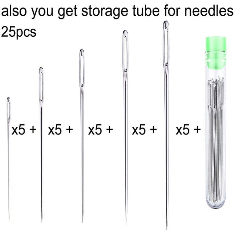 Big Eye Stainless Steel Embroidery Sewing Needle Tool Set