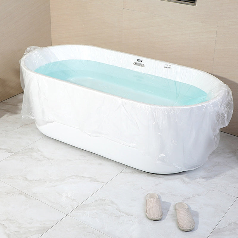 2 pack Disposable Bath Bag Thickened Bath Tub Wood Barrel SPA Plastic Bag Film(120x260cm)