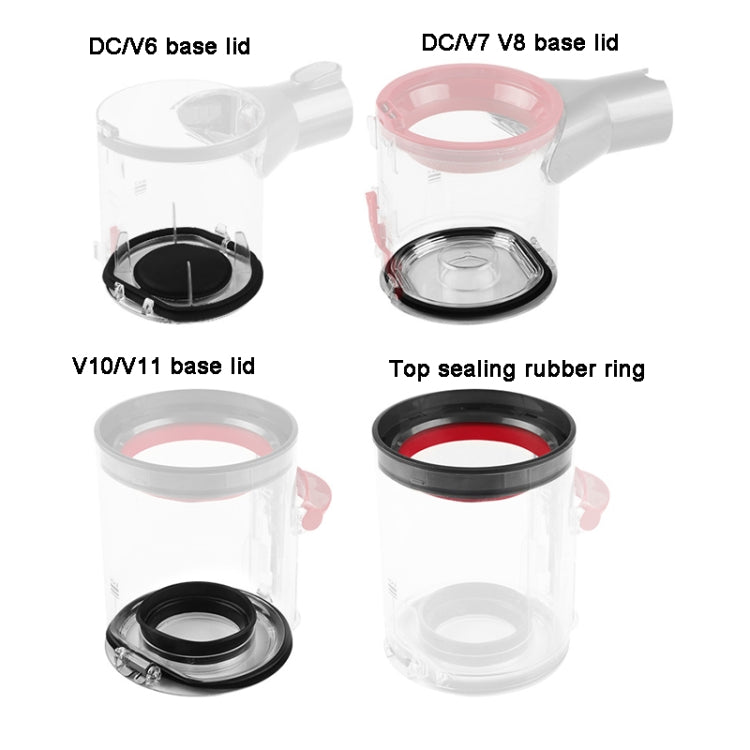 For Dyson V7 V8 Dust Bin Base Lid Vacuum Cleaner Replacement Accessories