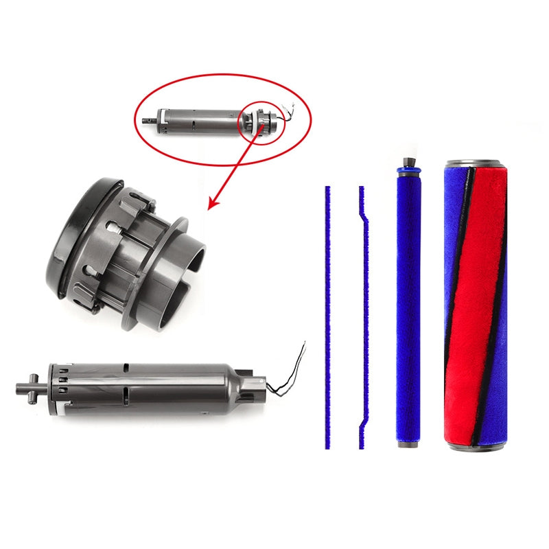 For Dyson V10 V11 30W Motor  Vacuum Cleaner Soft Roller Head Parts