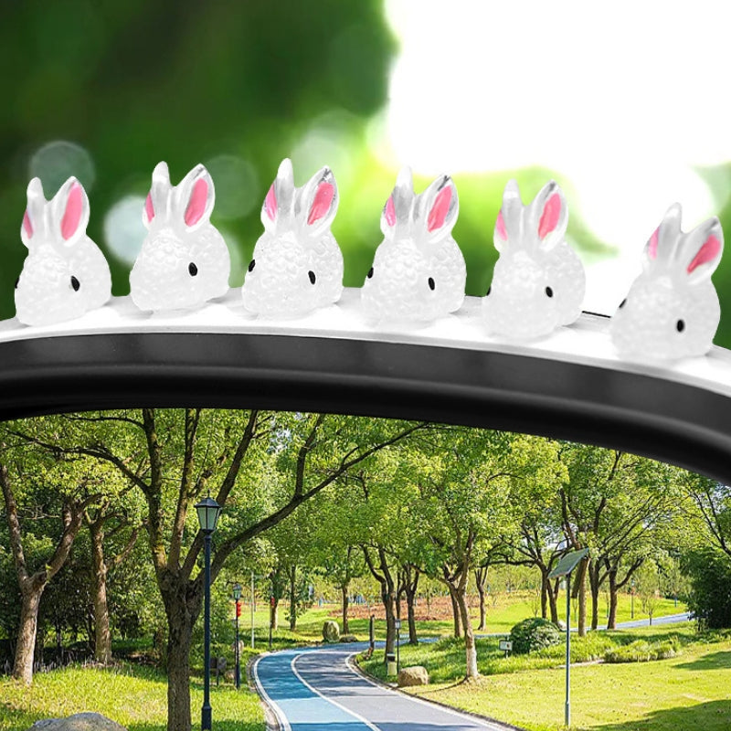 20pcs Large Car Luminous Rabbit Ornament Car Interior Decoration Supplies 