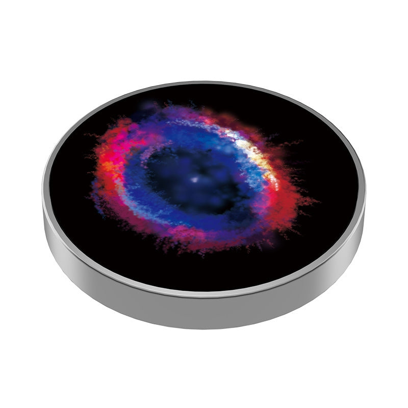 Colorful Luminous Galaxy Star Stainless Steel Rotary Gyro Fingertip Anti Stress Toys(Starry)