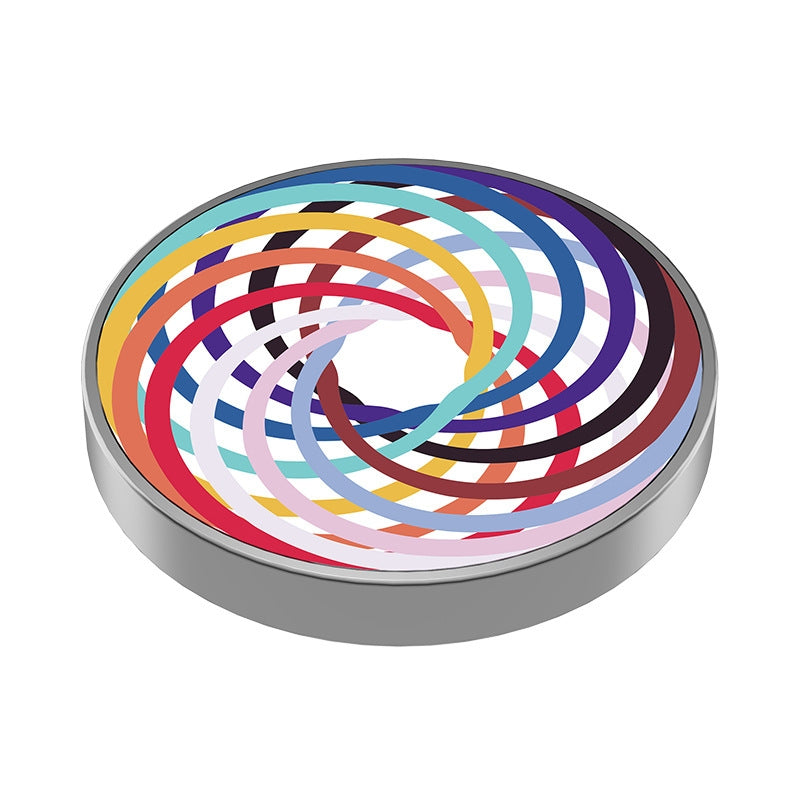 Colorful Luminous Galaxy Star Stainless Steel Rotary Gyro Fingertip Anti Stress Toys(Starlight Shining)