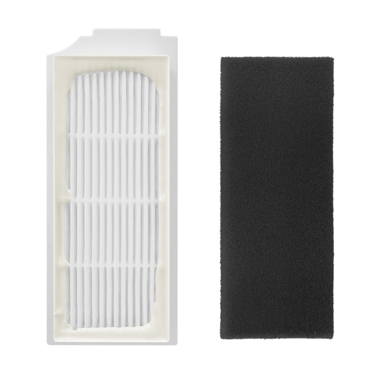 2pcs White Filter For Ecovacs X1 Onmi / X1 Turbo Vacuum Cleaner Accessories