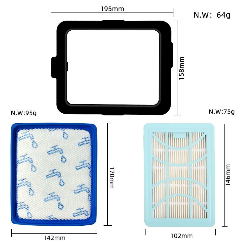 For Philips FC9732 FC9728 FC9735 Vacuum Cleaner Air Filter 1 Outer Frame