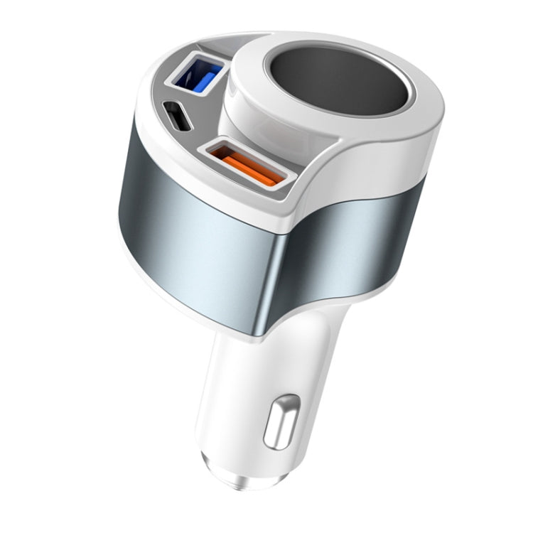 5V 3A Cigarette Lighter PD Super Fast Charging Multifunctional Car Charger, Color: White