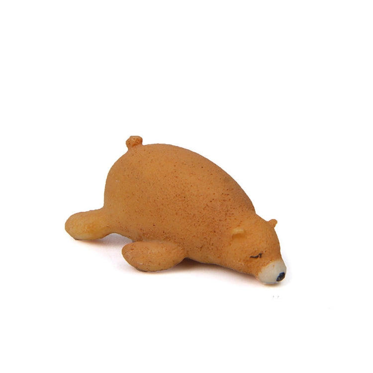 Cute Kawaii Sleeping Pet Figurine Collection Decoration Fridge Magnet Coffee Bears