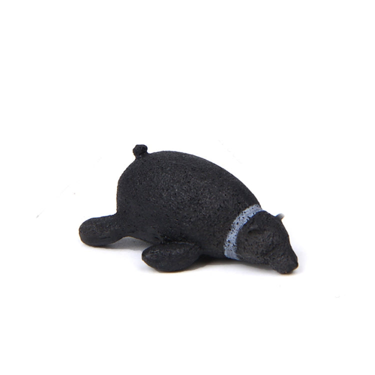 Cute Kawaii Sleeping Pet Figurine Collection Decoration Fridge Magnet Black Bear