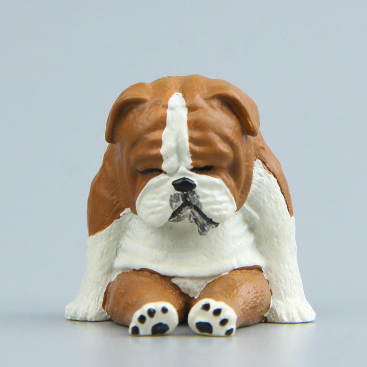 Warm Series Sitting Sleepy Zoo Figure Fridge Magnets(Pug dog)