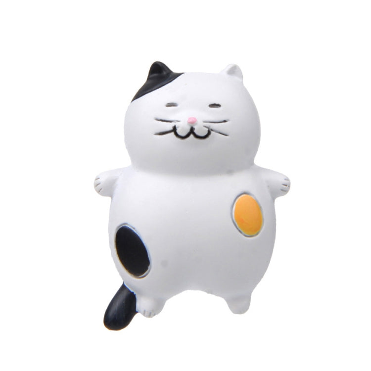 Fat Cat 3D Refrigerator Magnet Magnetic Sticker Phone Case DIY Accessories(3-color)