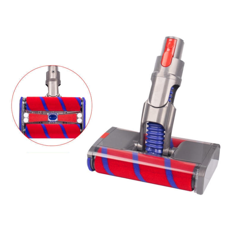 For Dyson V7 V8 V10 V11 Vacuum Cleaner Soft Velvet Double Roller Floor Brush Head