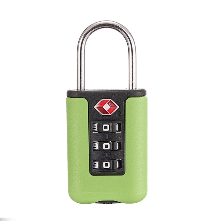 TSA Customs Code Lock Travel Luggage Lock Mini Contrast Color Design Combination Padlock(Light Green)