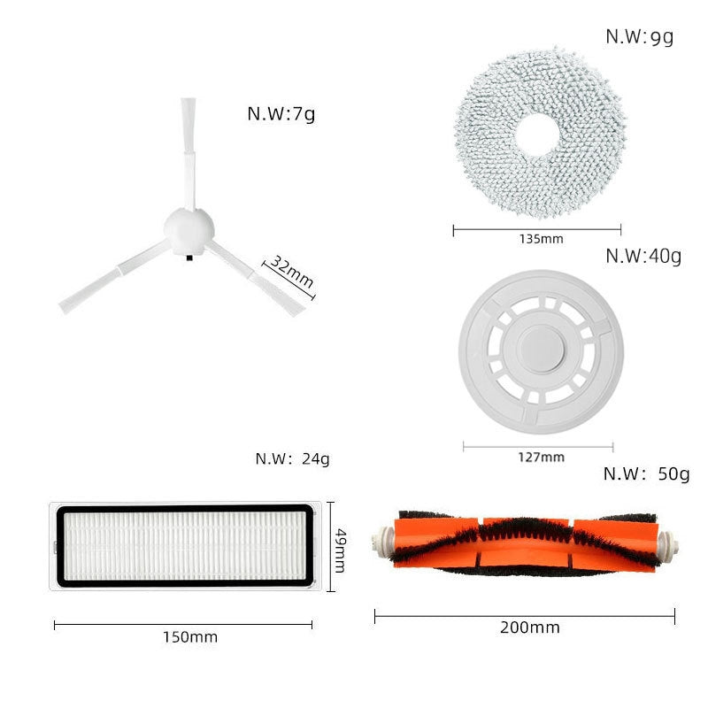 For Xiaomi Dreame S10/S10 Pro Vacuum Cleaner Side Brush