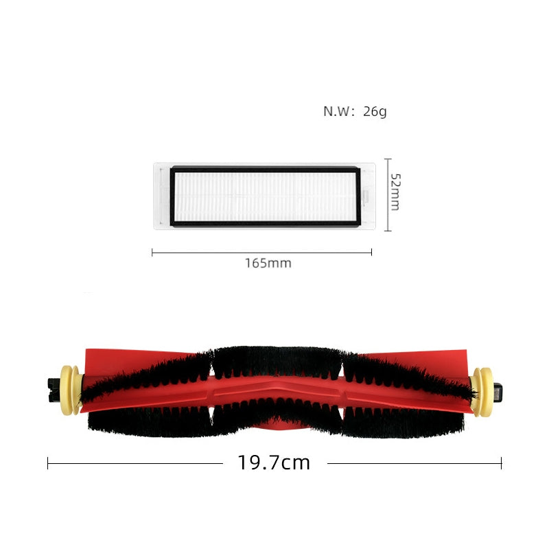 For Xiaomi Roborock S5 Max /S6 Pure/S6 /S5 /S60 /S65 /S51/ S55/ E25/ E35/T4 /T6 Vacuum Cleaner Accessories(6-in-1 Kit)