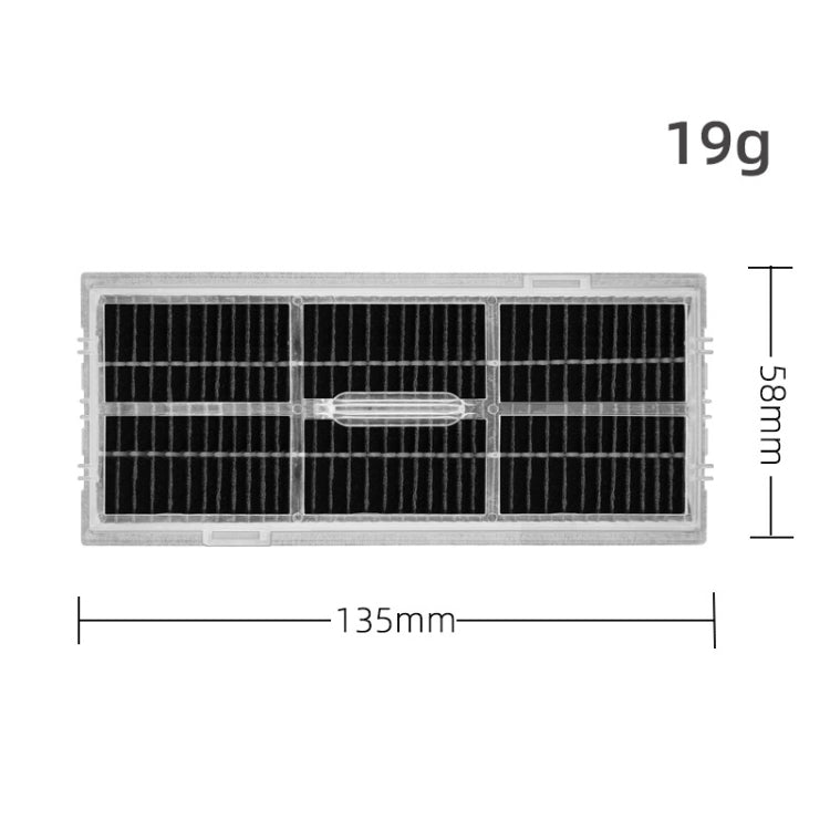 For Roborock S7 / T7S / T7S Plus G10 Vacuum Cleaner  Active Charcoal Filter