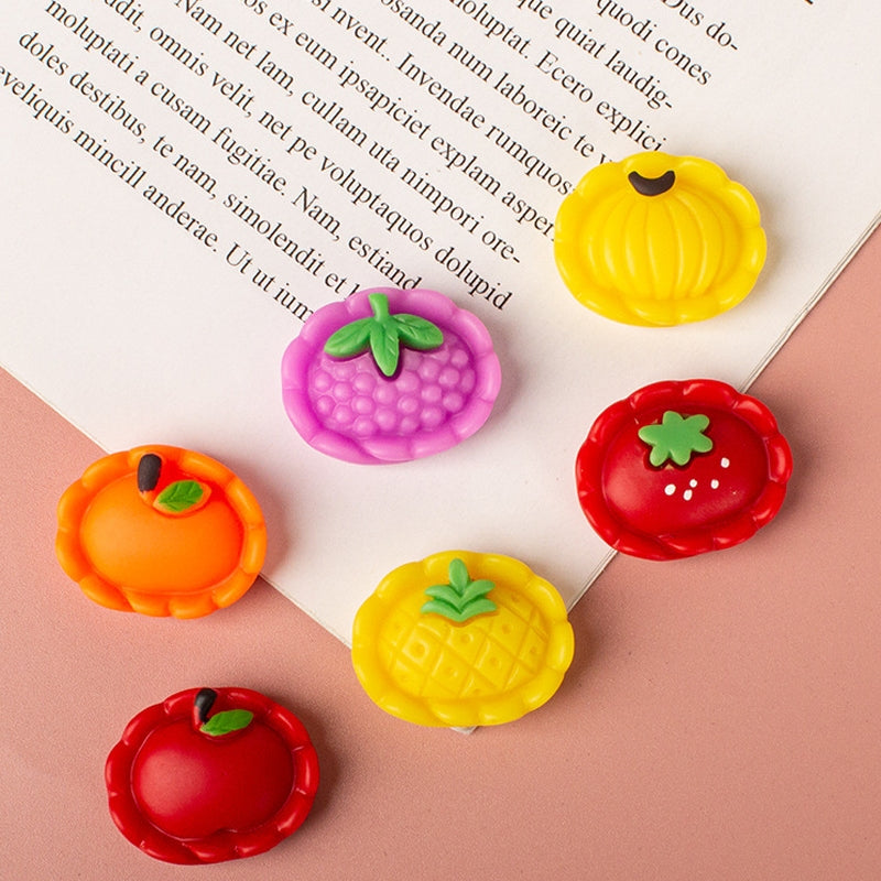 20pcs Simulation Fruit Dumplings Children Play House Toys Cell Phone Case DIY Accessories(Style Random Delivery)