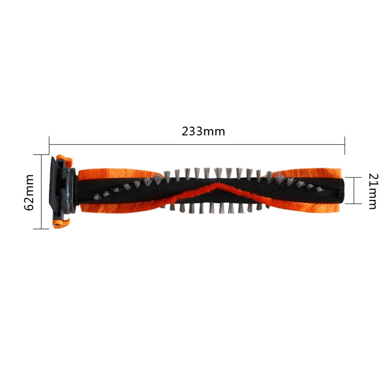 For Philips FC6822/6823/6827/6908/6906 Vacuum Cleaner Roller Brush(Orange Black)