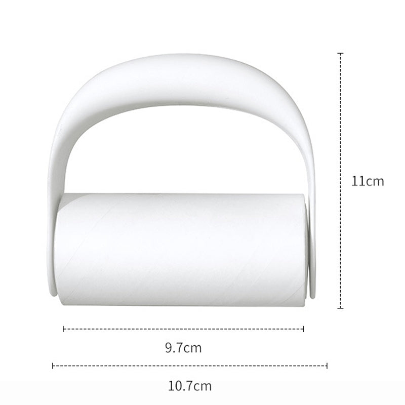 Household Roller Removable Dust-sticking Clothes Lint Sticker, Color: White