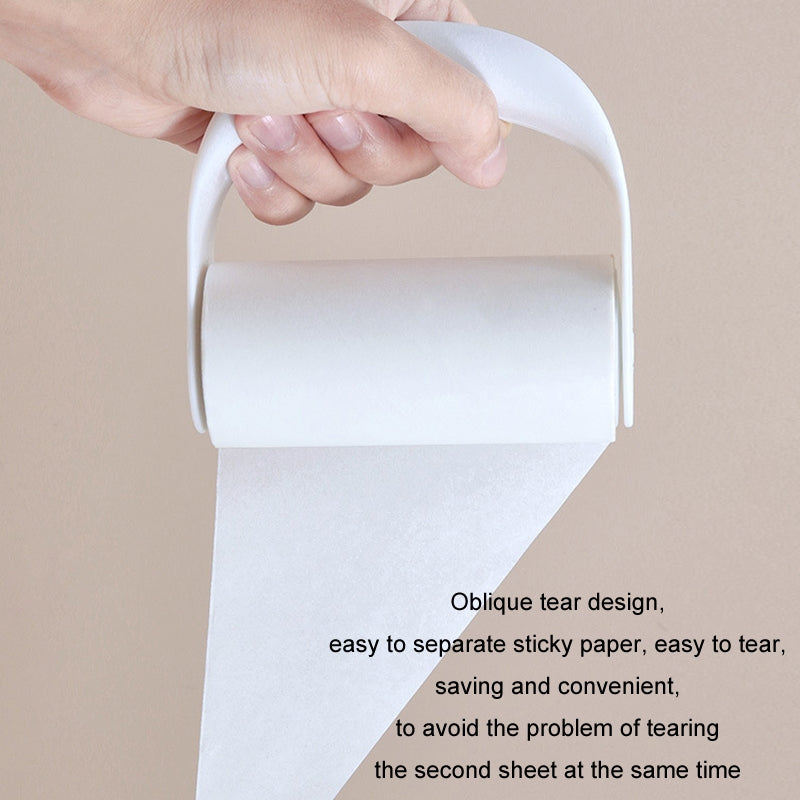Household Roller Removable Dust-sticking Clothes Lint Sticker, Color: White