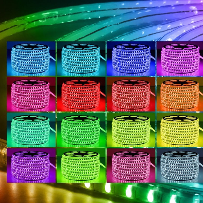 1m Waterproof Colorproof LED Strips Neon Light Bar, Style: 5050 60 Beads RGB Light Strip