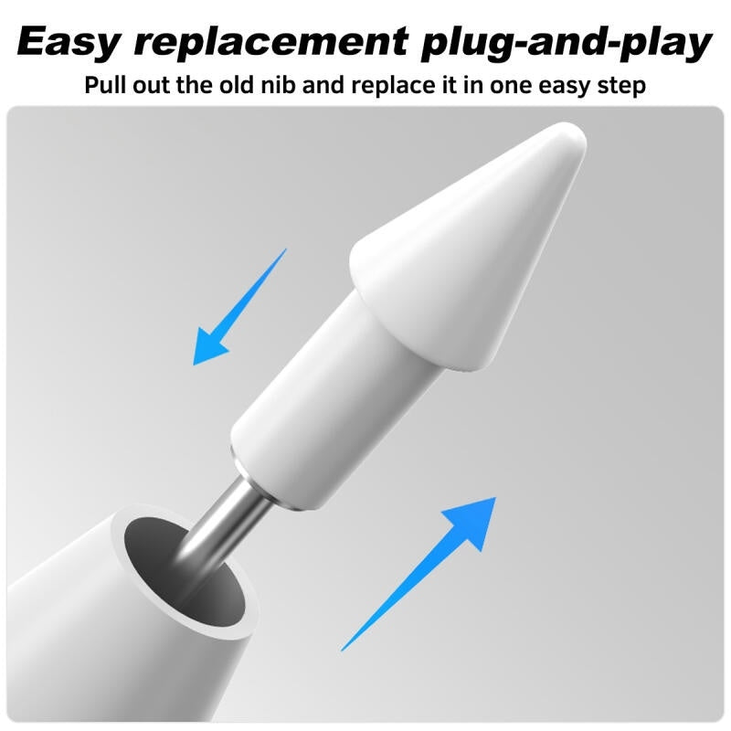 For Xiaomi Pad 6 / 6 Pro Tablet Stylus Replacement Tip Nib, Spec: Needle Transparent