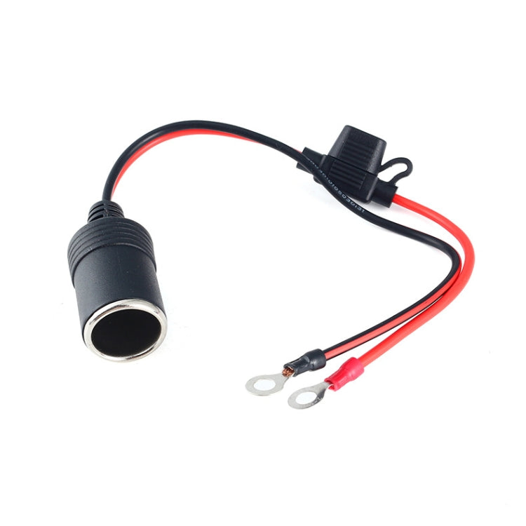 Car Cigarette Lighter Female Socket With 20A Fuse Tube, Cable Length: 30cm