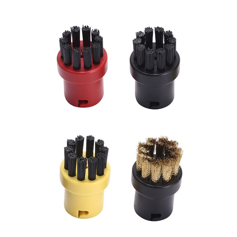 Steam Brush Heads Steamer Accessories For Karcher SC1 / SC2 / SC3 / SC4 / SC5, Style: Copper Brush