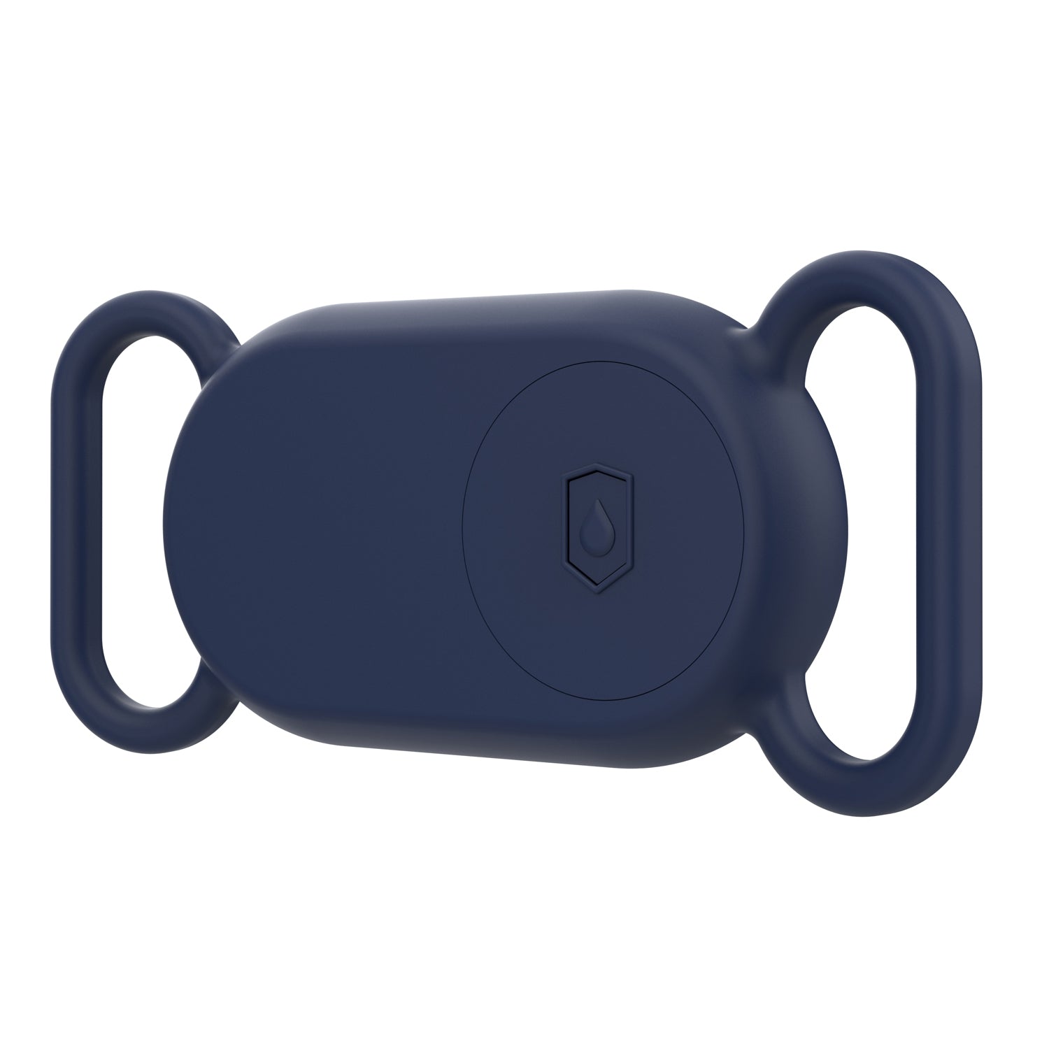 For Samsung Galaxy SmartTag 2 Pet Silicone Life Waterproof Protective Case(Deep Blue)