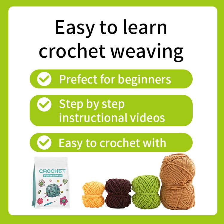 Love Set  Crochet Starter Kit for Beginners with  Step-by-Step Video Tutorials