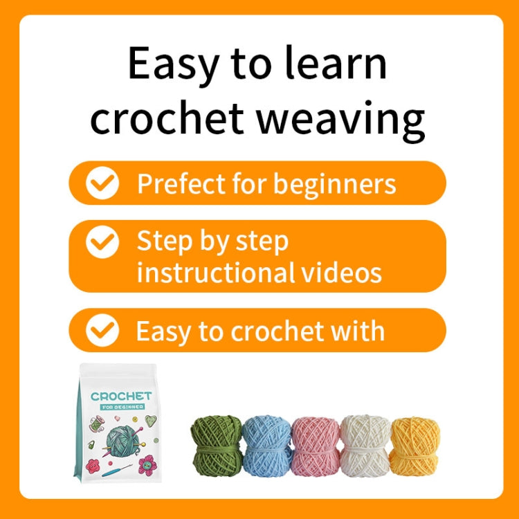 4pcs /Set Lily of The Valley Crochet Starter Kit for Beginners with  Step-by-Step Video Tutorials