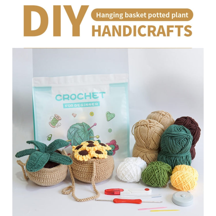 4pcs /Set Hanging Baskets Crochet Starter Kit for Beginners with  Step-by-Step Video Tutorials