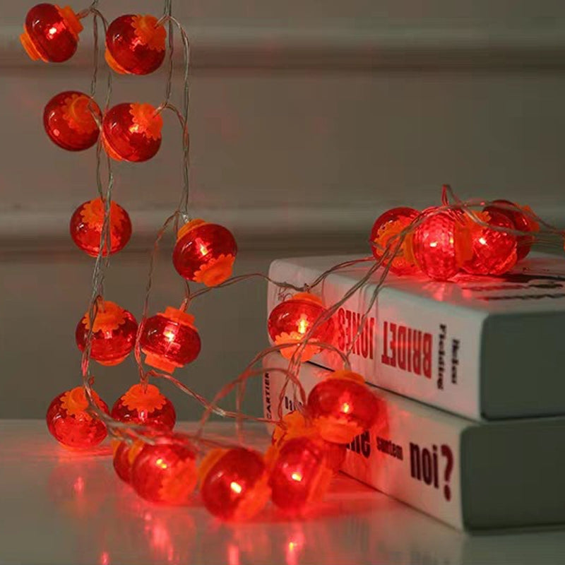 1.5m 10 Light  New Year Chinese Red Lantern LED Lights(Little Red Lantern)