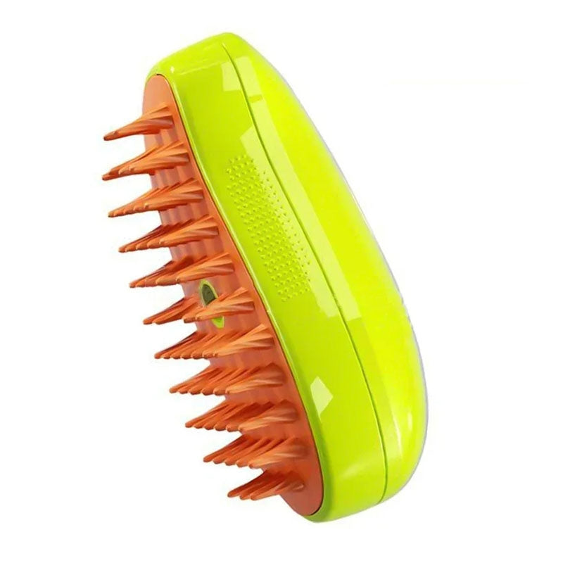 Mango Pet Electrical Spray Massage Comb Hair Removal Cleaning Grooming Brush For Cats And Dogs(Green)