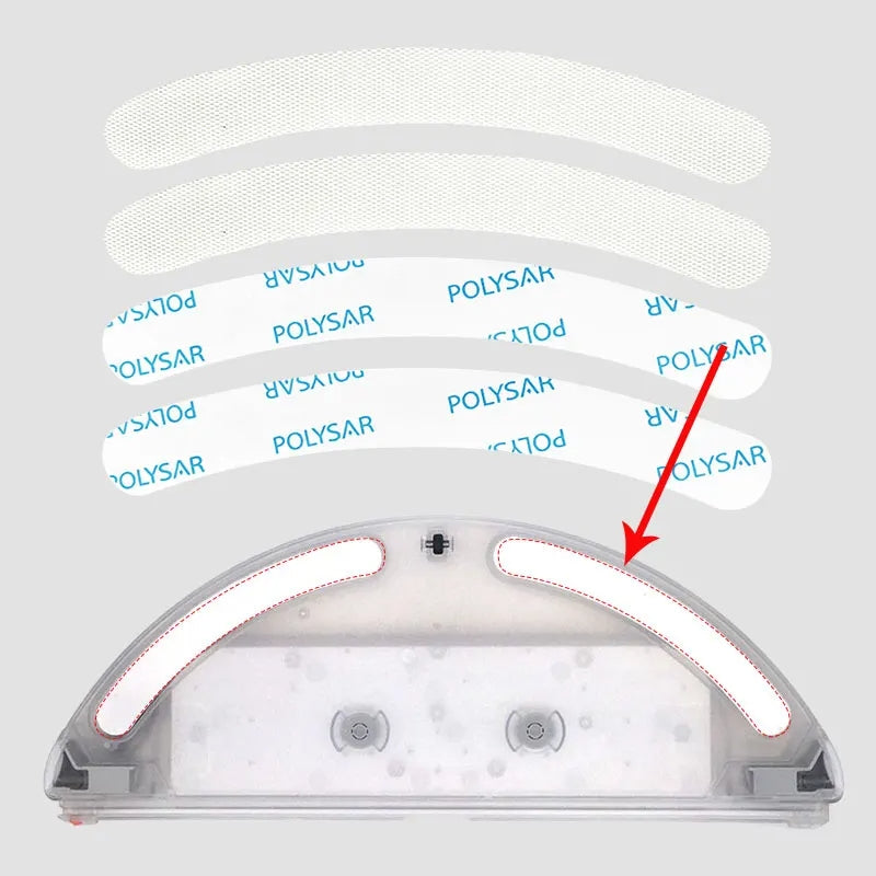 For Xiaomi/Roborock Sweeper T4/T6/T7 PRO/P5/S50 Water Tank Fixing Sticker(4pcs/set)