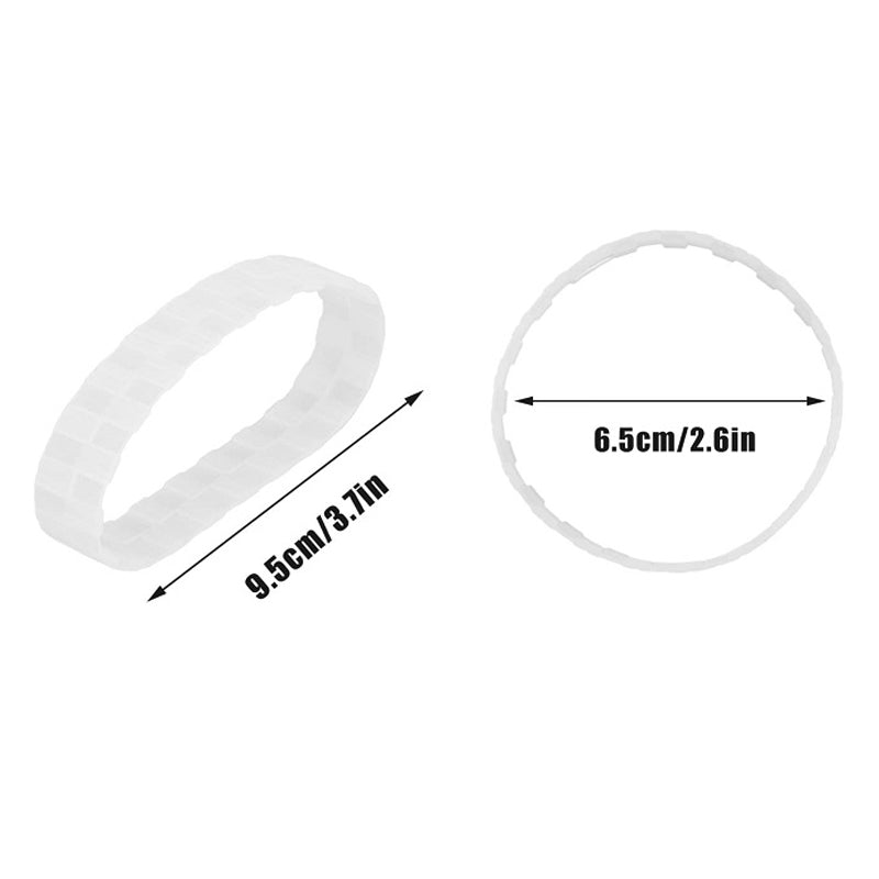 For Ecovacs/Xiaomi Mijia/Roborock Sweeper Anti-abrasion Tire Rings(1pcs)