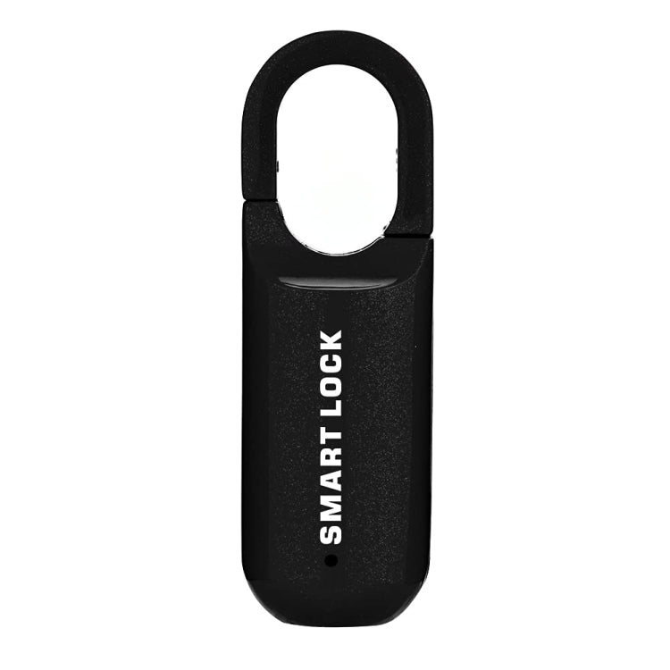 Smart USB Charging Bag Fingerprint Padlock Furniture Backpack Lock(Black)