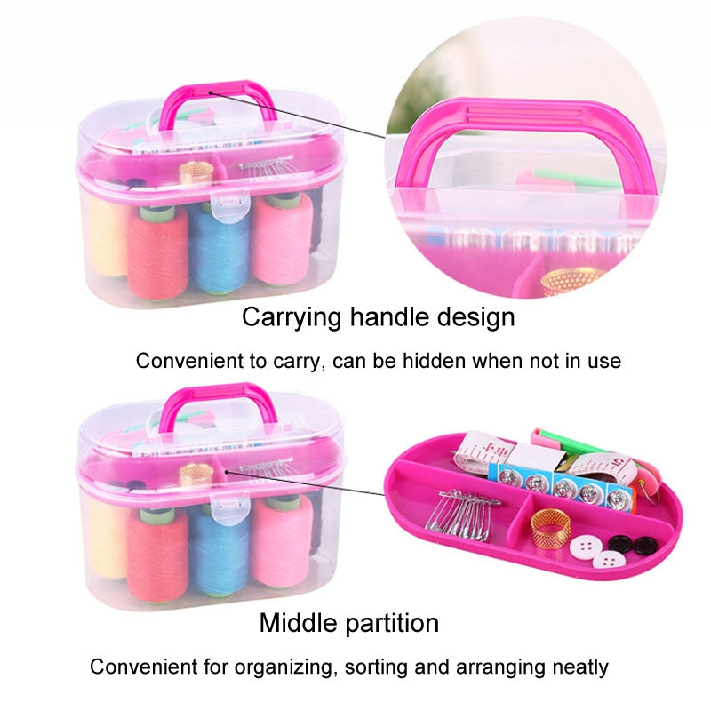 10 In 1 Home Portable Needle And Thread Case Set Multifunctional Needle And Thread Kit Sewing Tools