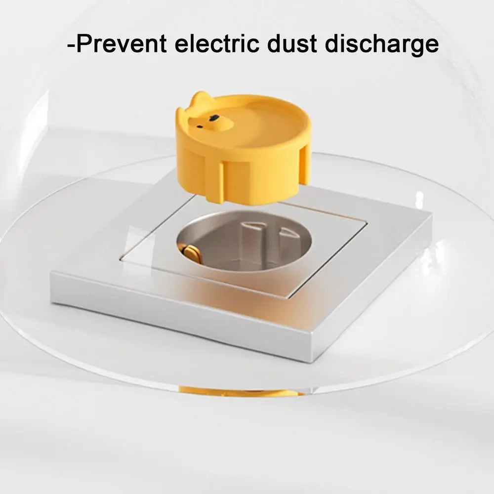 EU Plug Socket Silicone Cover Children Anti-electric Shock and Dustproof Protective Cover(Grey)